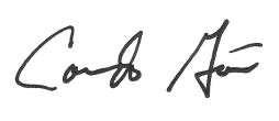 Signature of Conrado Garcia